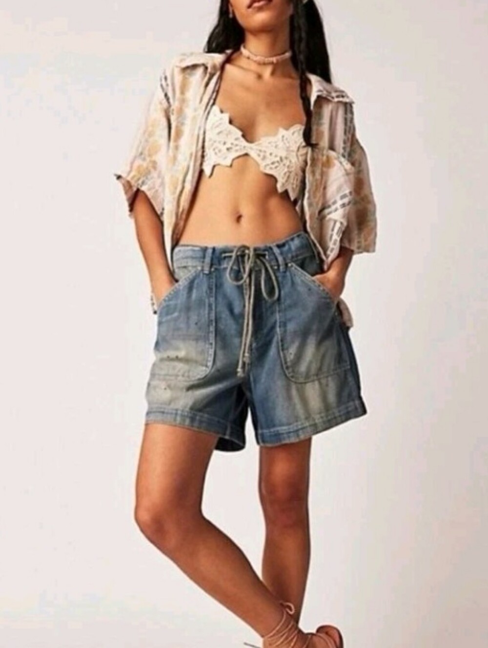 We The Free Second Chances Denim Shorts XS